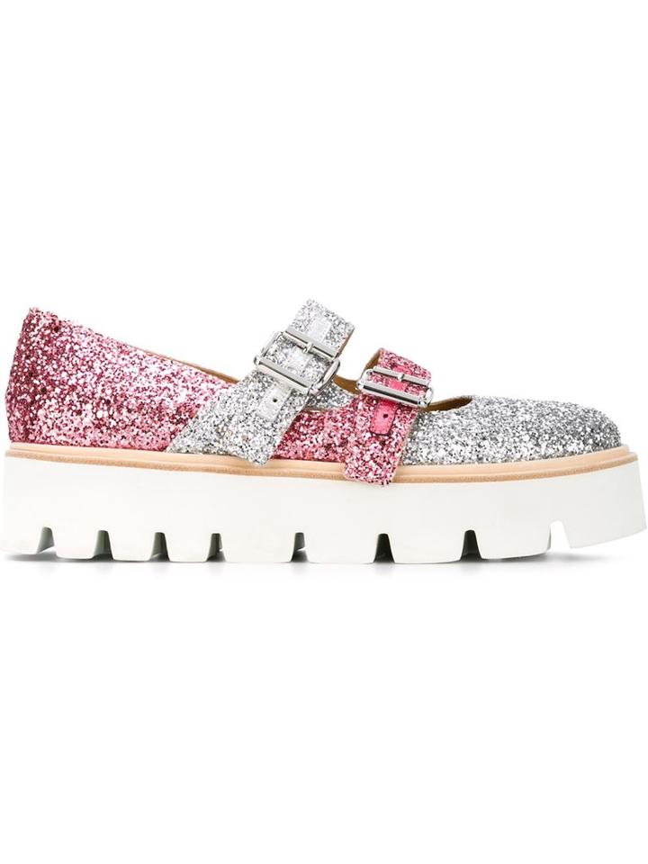 Mm6 Maison Margiela Glitter Mary Jane Shoes
