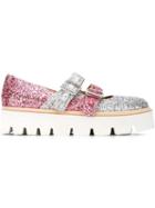 Mm6 Maison Margiela Glitter Mary Jane Shoes