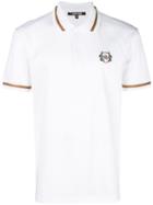 Roberto Cavalli Embroidered Logo Polo Shirt - White