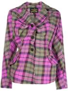 Vivienne Westwood Anglomania Alcoholic Fitted Jacket - Pink & Purple