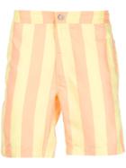 Onia Striped Swim Shorts - Orange