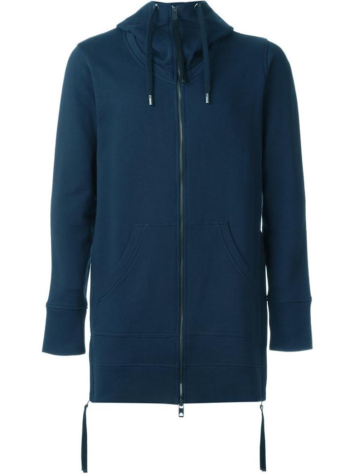 Diesel Black Gold Zip Hoodie, Men's, Size: Xl, Blue, Cotton