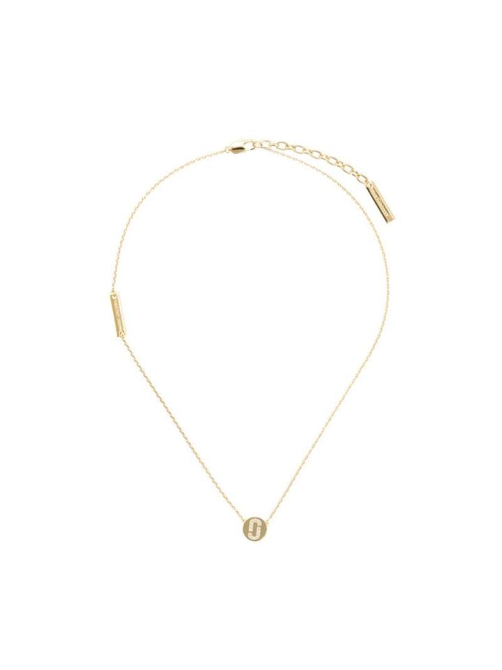 Marc Jacobs Disc-pendant Necklace - Metallic