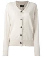 Isabel Marant Knitted Cardigan, Women's, Size: 40, Nude/neutrals, Cotton/wool/yak