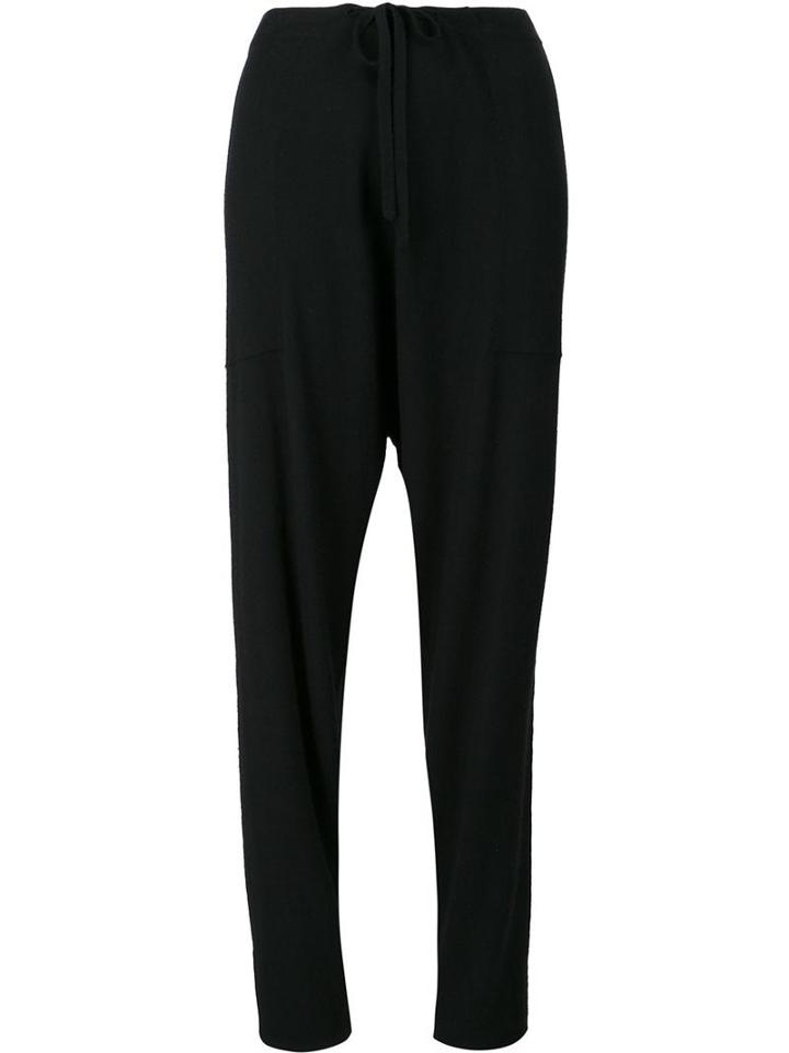 Denis Colomb 'mallory' Sarouel Trousers, Women's, Size: Small, Black, Cashmere