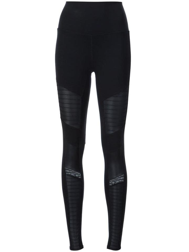 Alo Yoga High Waisted Moto Leggings - Black
