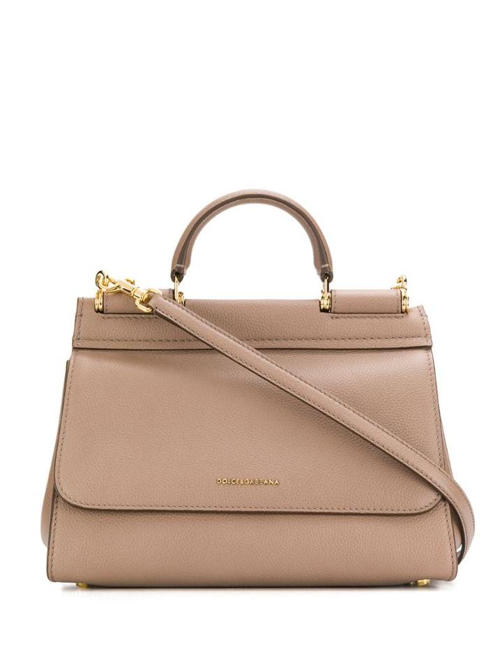 Dolce & Gabbana Small Sicily Tote Bag - Brown