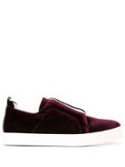 Pierre Hardy Elasticated Strap Slider Sneakers - Red