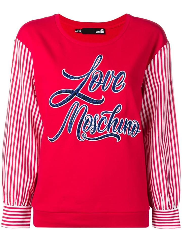 Love Moschino Red Logo Top