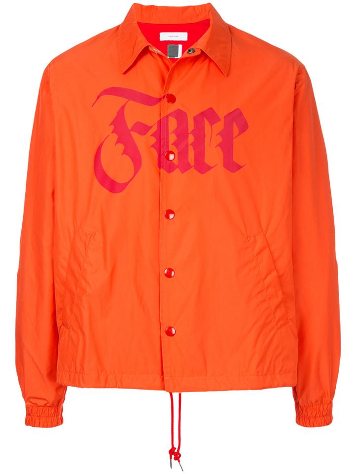 Facetasm Face Printed Jacket - Yellow & Orange