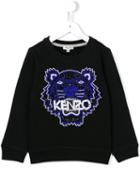 Kenzo Kids 'tiger' Sweatshirt, Girl's, Size: 12 Yrs, Black