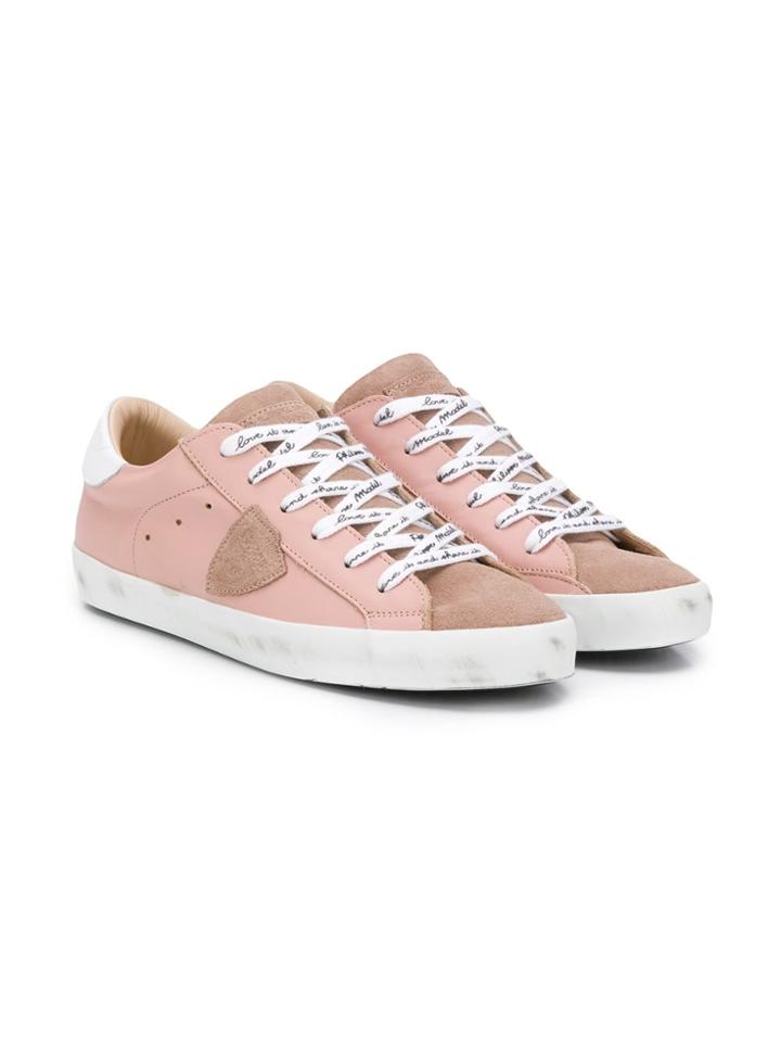 Philippe Model Kids Teen Paris Sneakers - Pink