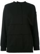 Pam Perks And Mini Complex Split Seam Sweatshirt - Black