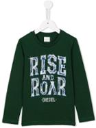 Diesel Kids 'trinbu' T-shirt, Boy's, Size: 12 Yrs, Green