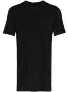 Rick Owens Drkshdw Black Level Short Sleeve Cotton T Shirt