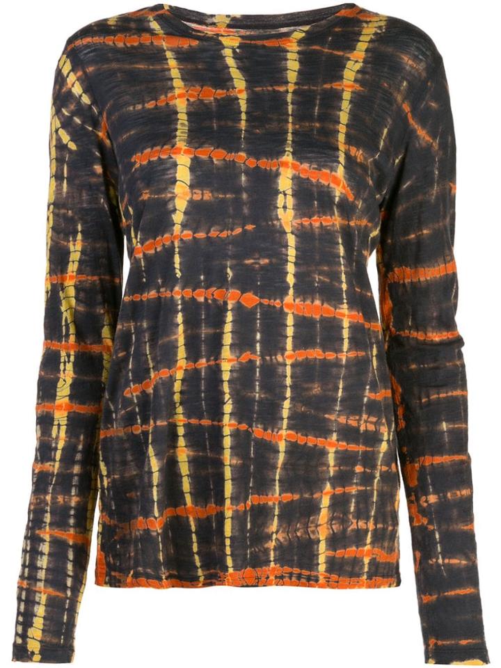 Proenza Schouler Tie Dye Long Sleeve T-shirt - Grey