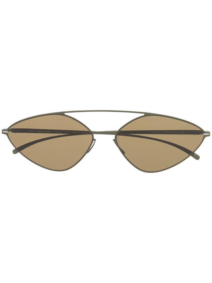 Mykita Geometric Shaped Sunglasses - Green