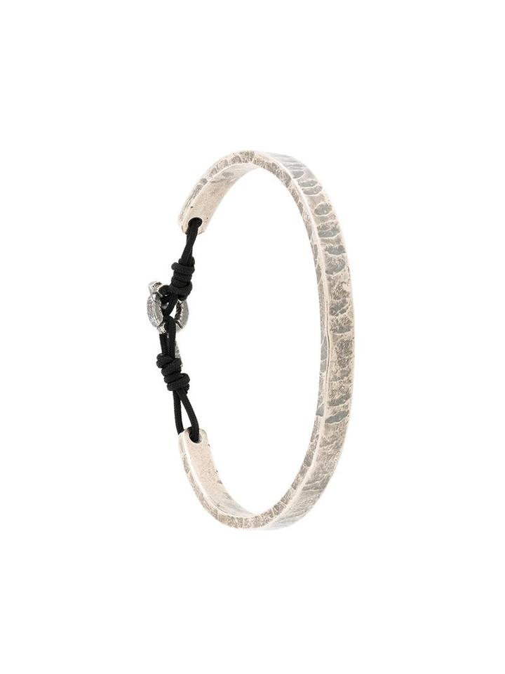 M. Cohen Embossed Bracelet, Men's, Size: Medium, Metallic