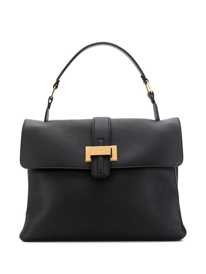 Rodo Flap Tote - Black