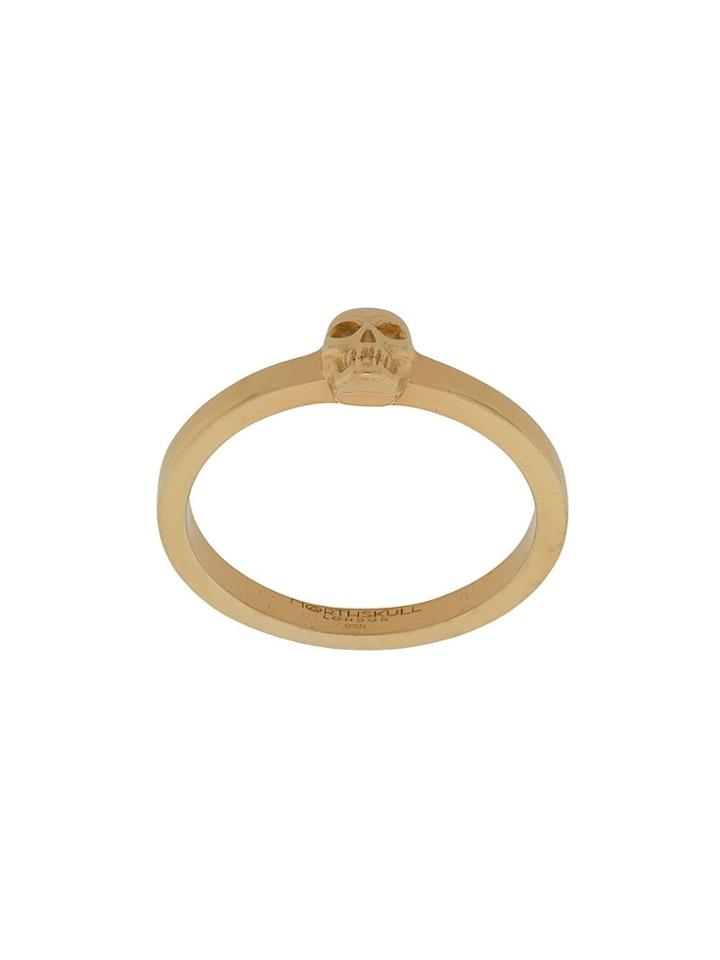 Northskull Atticus Skull Ring - Gold