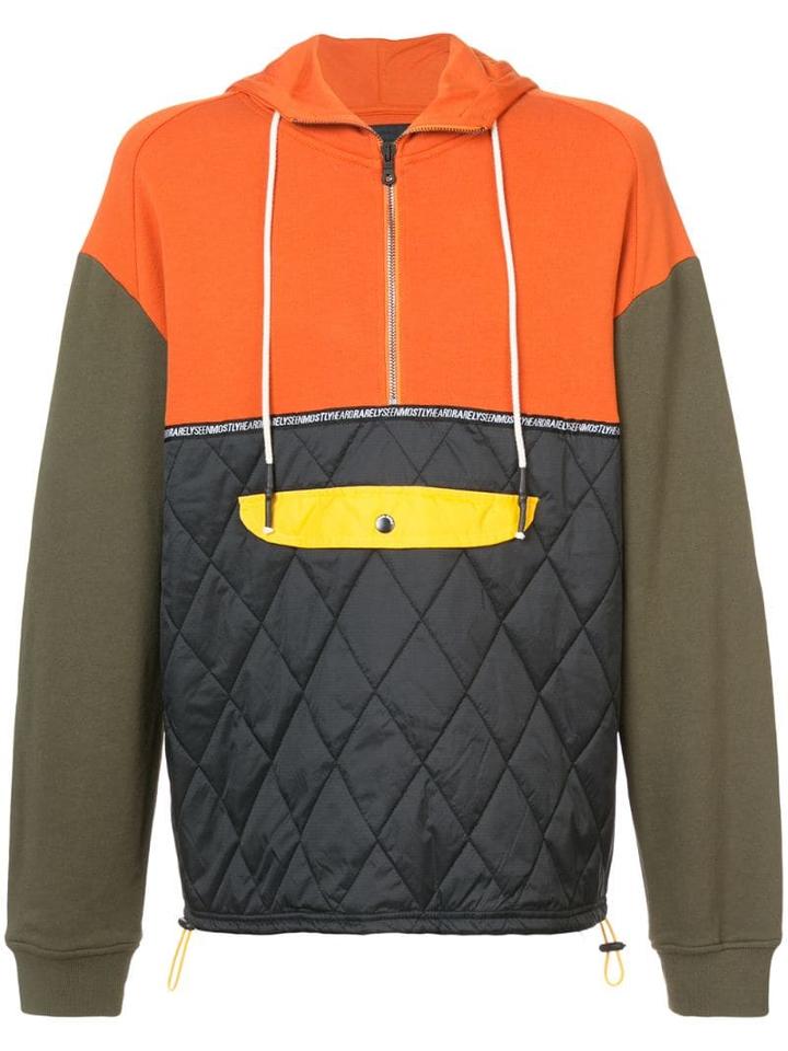 Mostly Heard Rarely Seen Quilted Hoodie - Yellow