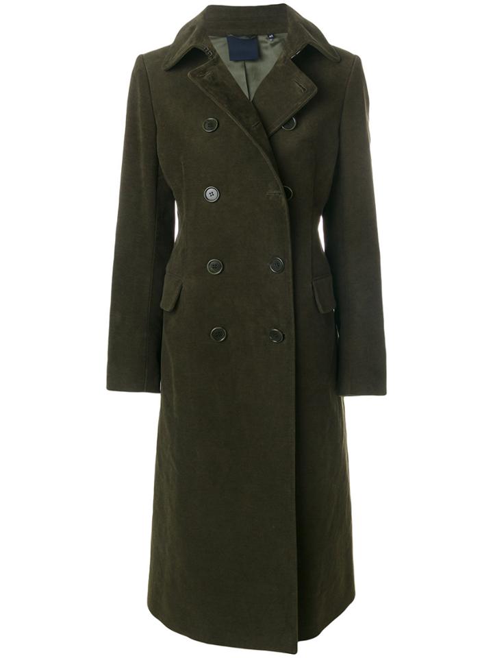 Aspesi Double Breasted Coat - Green
