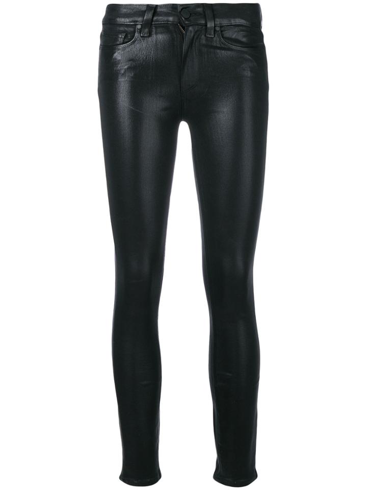 Paige Hoxton Cropped Trousers - Black