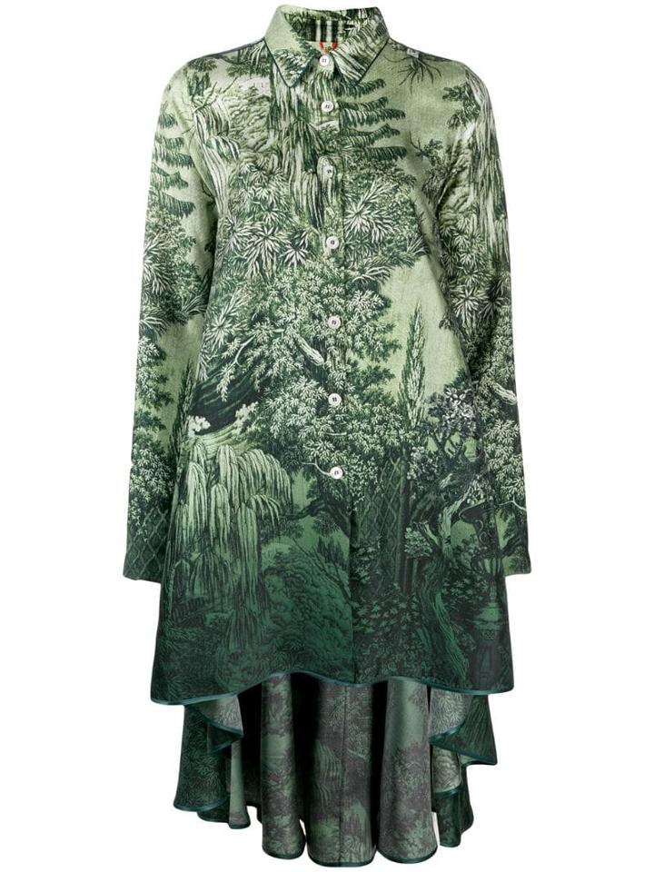 F.r.s For Restless Sleepers Mercurio Degradee Mini Dress - Green