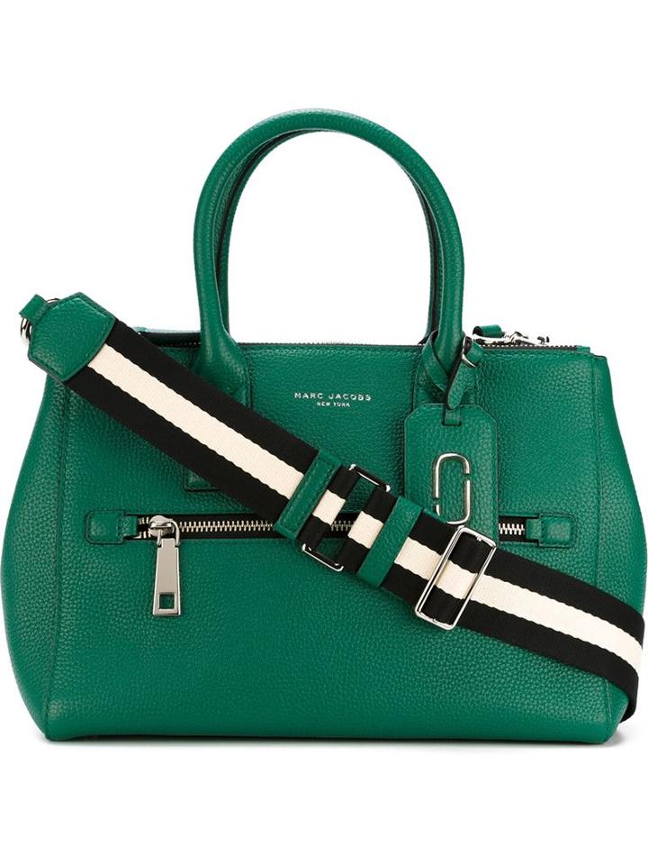 Marc Jacobs Gotham E/w Tote, Women's, Green, Calf Leather