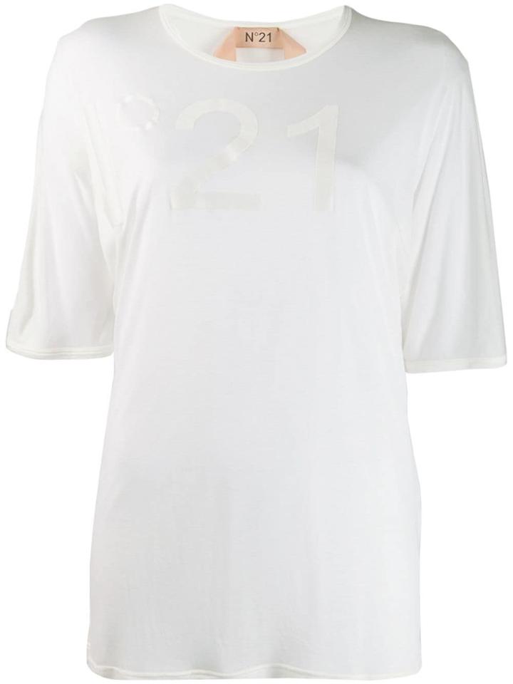 Nº21 Logo Printed T-shirt - White