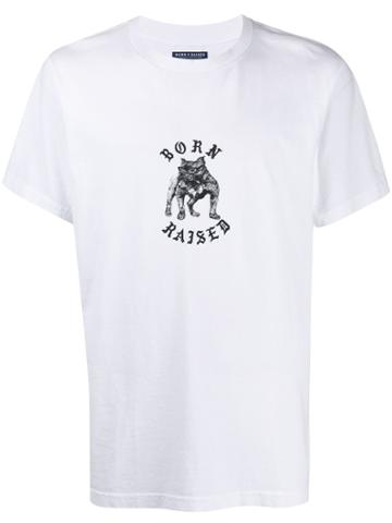 Bornxraised Boardwalk Shark Relaxed-fit T-shirt - White