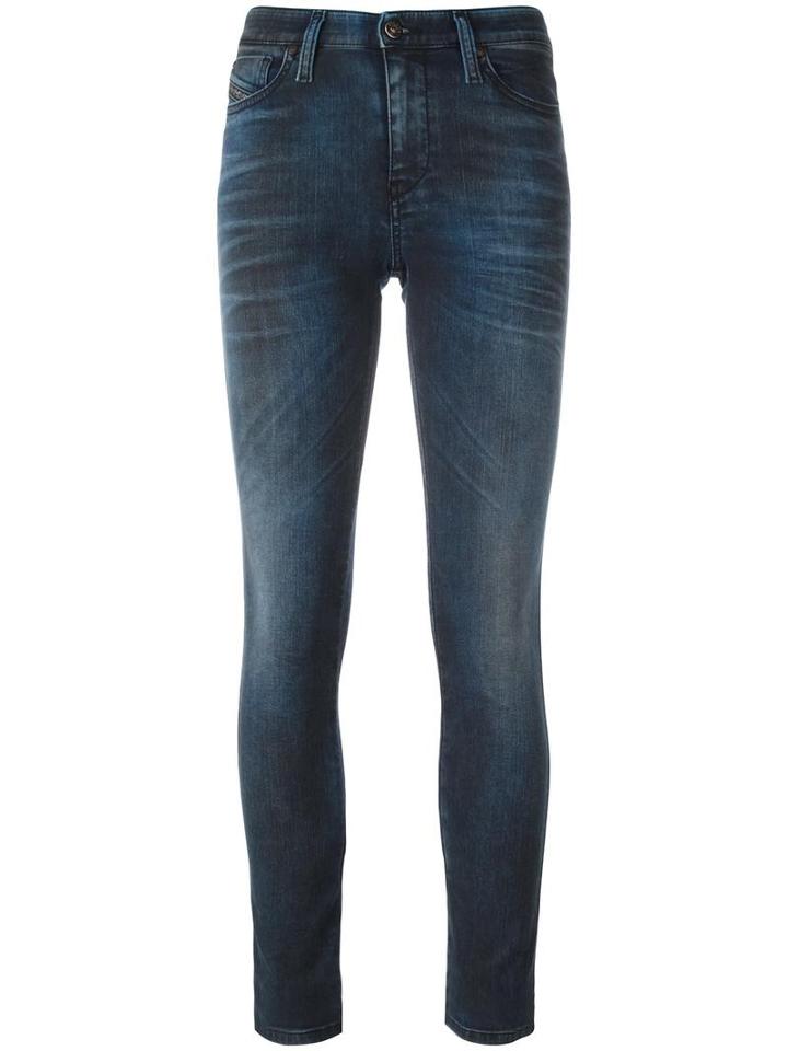 Diesel 'skinzeene' Jeans, Women's, Size: 27, Blue, Cotton/polyester/spandex/elastane