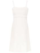 Egrey Flared Dress - White