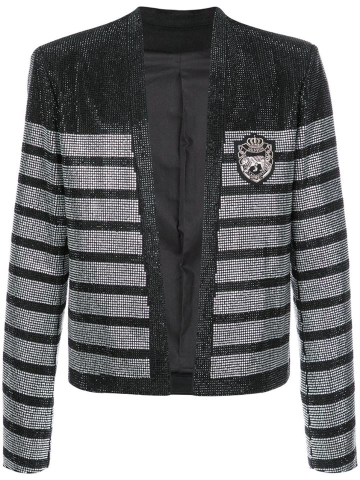 Balmain Embellished Dinner Jacket - Black