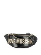Love Moschino Logo Patch Belt Bag - Black