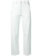 Lemaire Light Blue Cropped Jeans