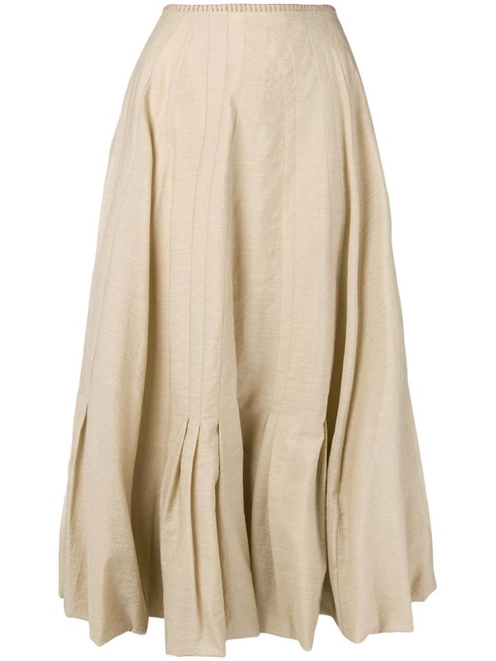 Acne Studios Pleated Skirt - Neutrals