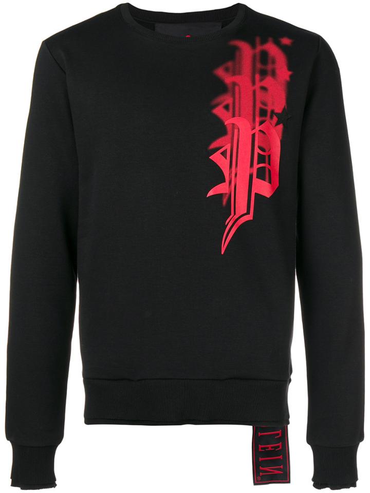 Philipp Plein Logo Patch Sweatshirt - Black
