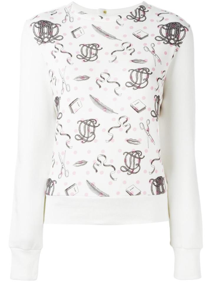 Olympia Le-tan Printed Panel Sweatshirt, Women's, Size: Small, Nude/neutrals, Cotton