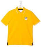 Boss Kids Teen Logo Polo Shirt - Yellow