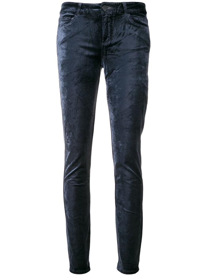 Paige Skinny Trousers - Blue