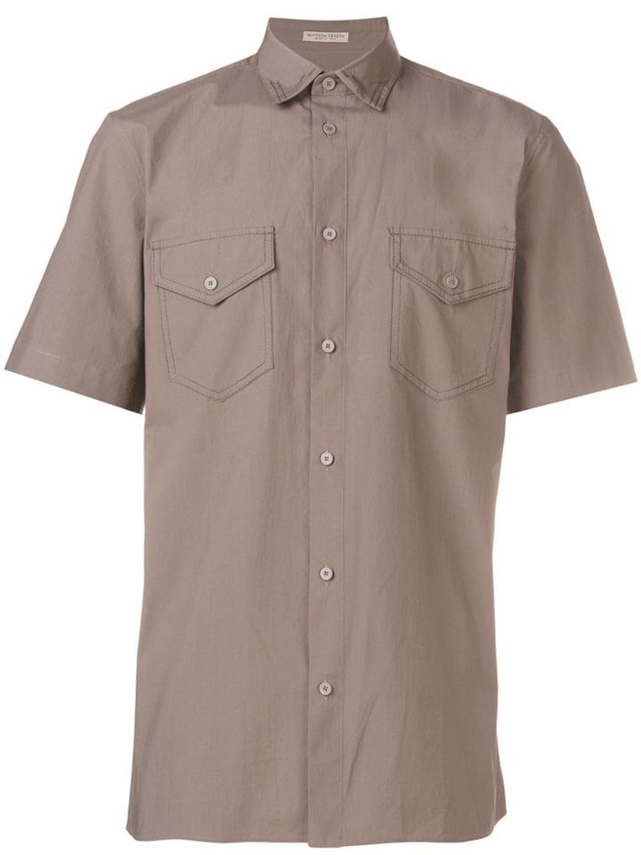 Bottega Veneta Chest Pocket Shirt - Grey
