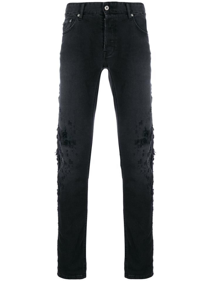 Just Cavalli Distressed Detail Jeans - Black