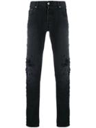 Just Cavalli Distressed Detail Jeans - Black