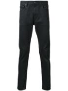 Monkey Time Coated Skinny Jeans, Men's, Size: Medium, Black, Cotton