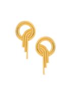 Lara Bohinc Stenmark Stud Earrings, Women's, Metallic, Gold Plated Sterling Silver