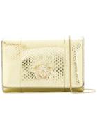 Versace 3d Medusa Clutch Bag - Metallic