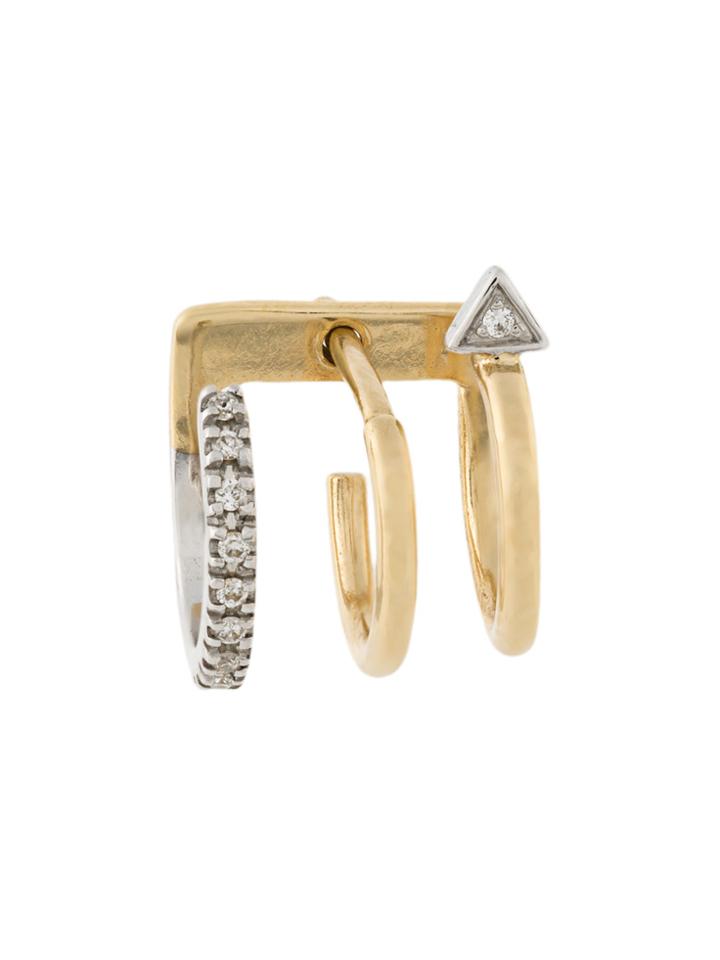 Maria Black Lakme Blanc Diamond Earring - Metallic