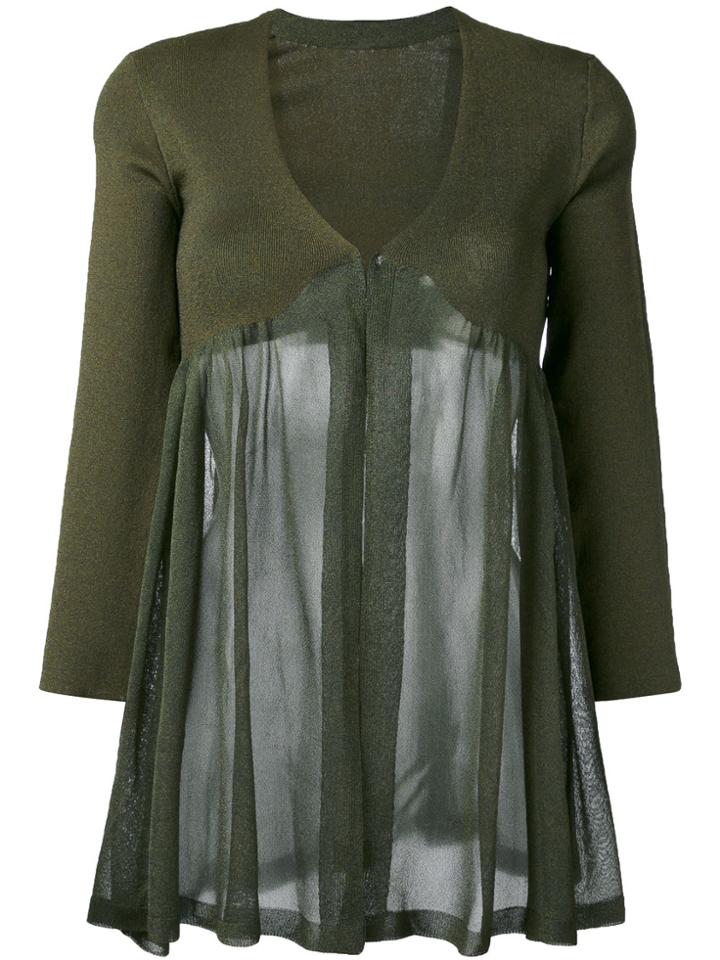 Antonio Marras V-neck Knit Top - Green