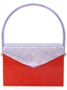Edie Parker Marbled Clutch Bag - Red